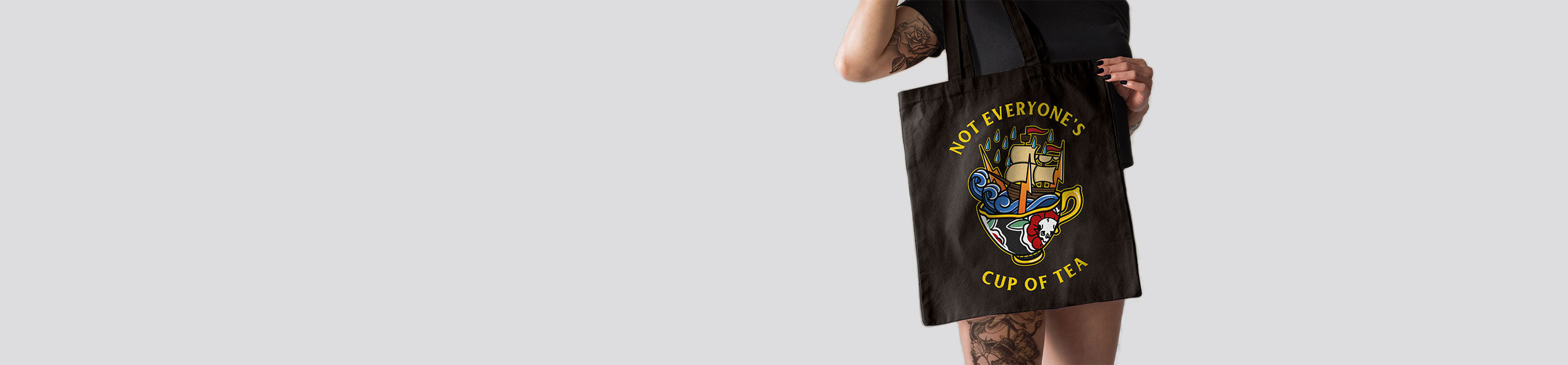 Tattoo Tote Bags