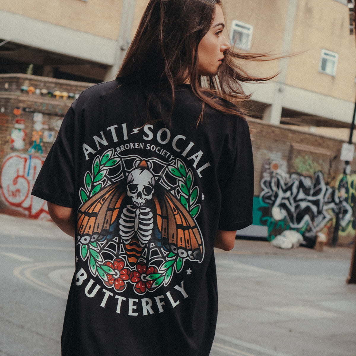 Anti-Social Butterfly T-Shirt (Unisex)