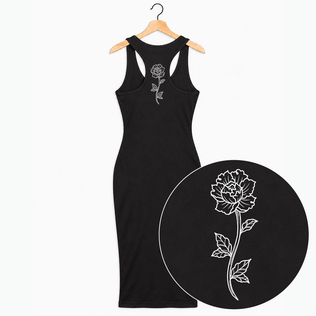 Flower Bodycon Dress