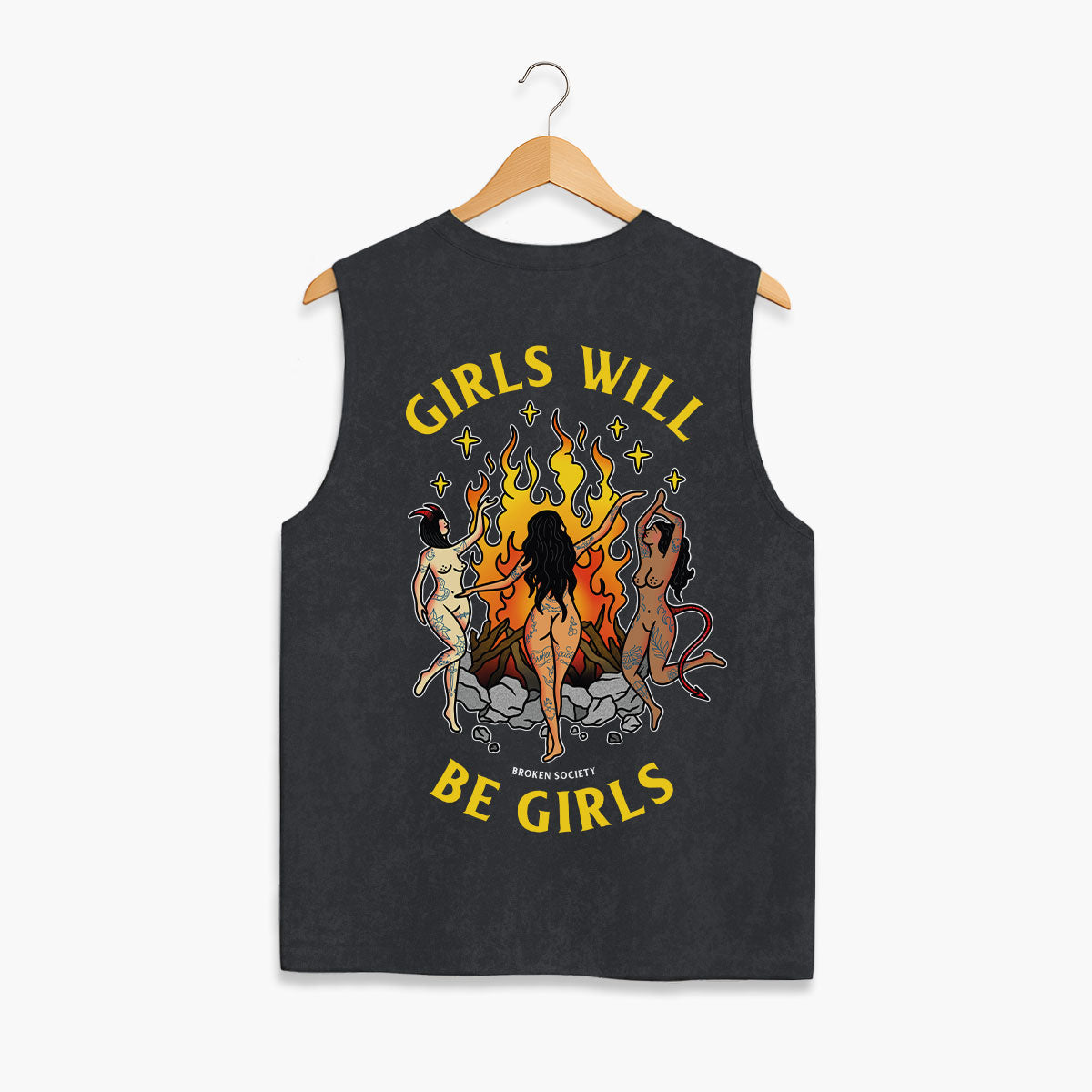 Girls Will Be Girls Sleeveless T-Shirt (Unisex)