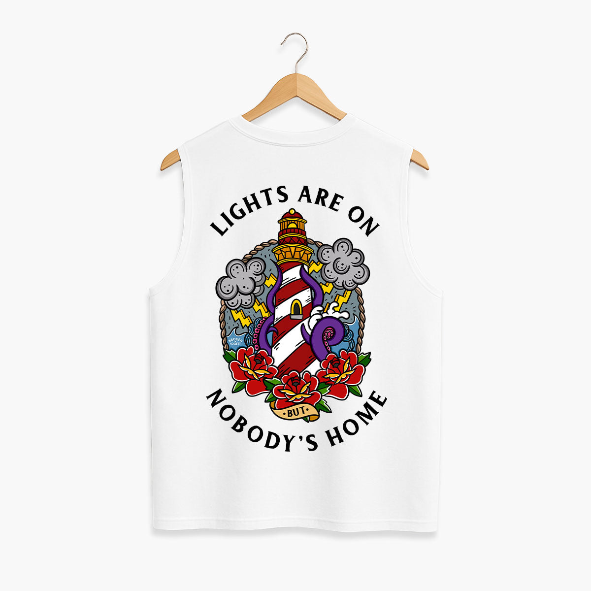 Ärmelloses T-Shirt „Wenn es regnet, schüttet es“ (Unisex)