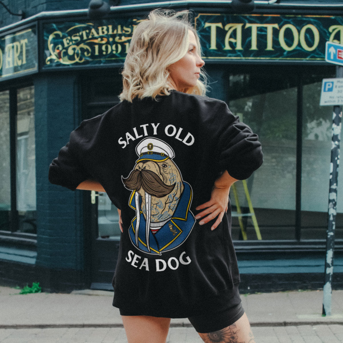 „Streichel deinen Hund“-Sweatshirt (Unisex)