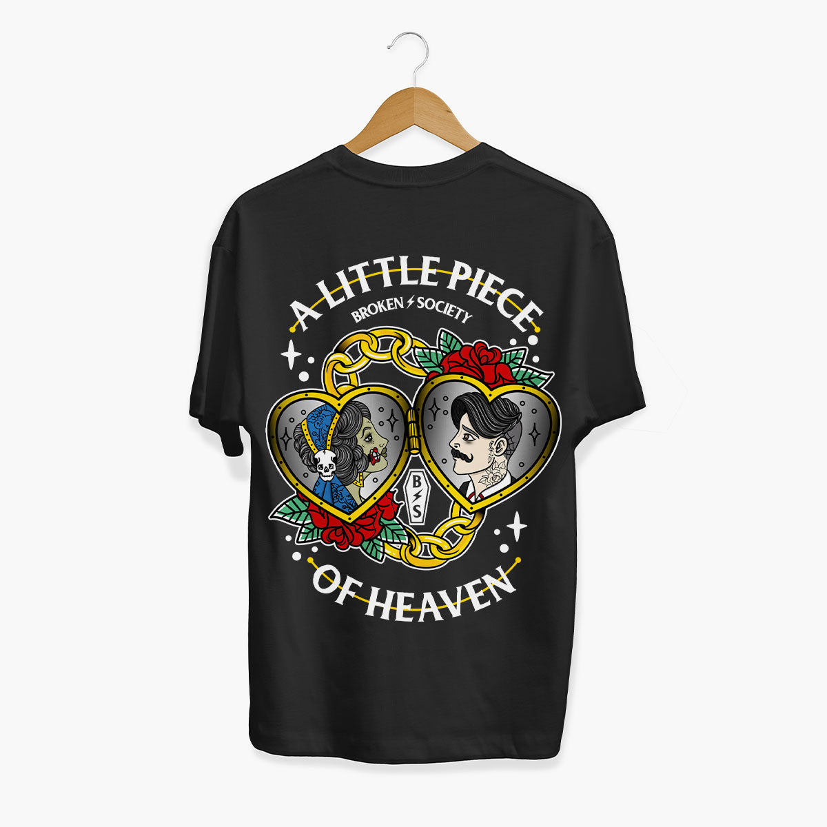 A Little Piece Of Heaven T-Shirt (Unisex)-Tattoo Clothing, Tattoo T-Shirt, EP01-Broken Society