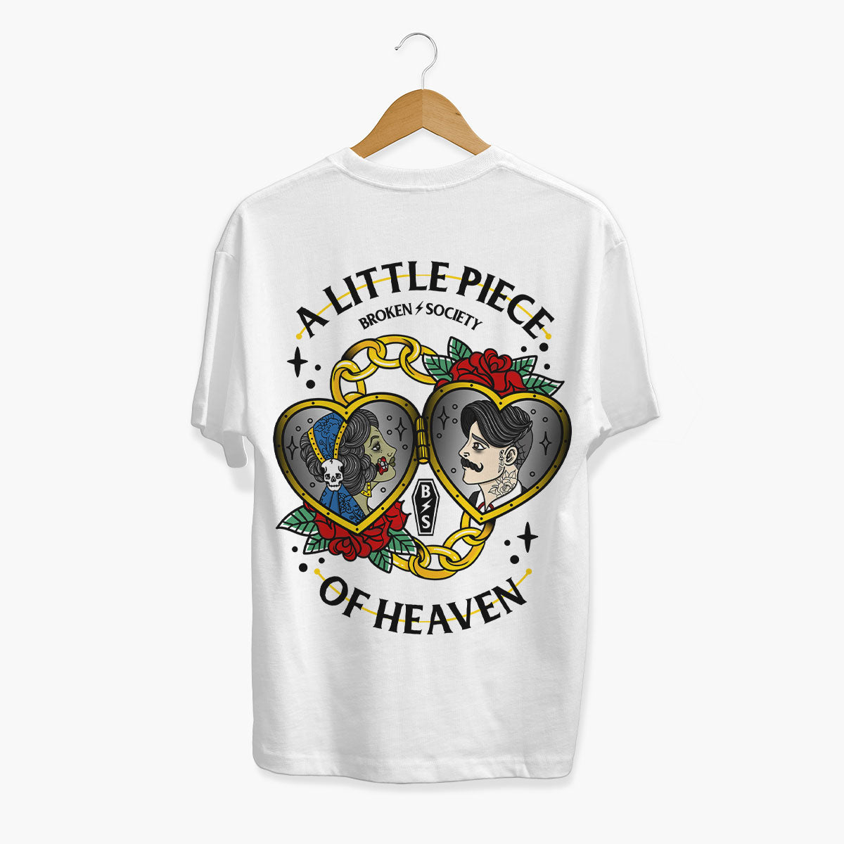A Little Piece Of Heaven T-Shirt (Unisex)-Tattoo Clothing, Tattoo T-Shirt, EP01-Broken Society