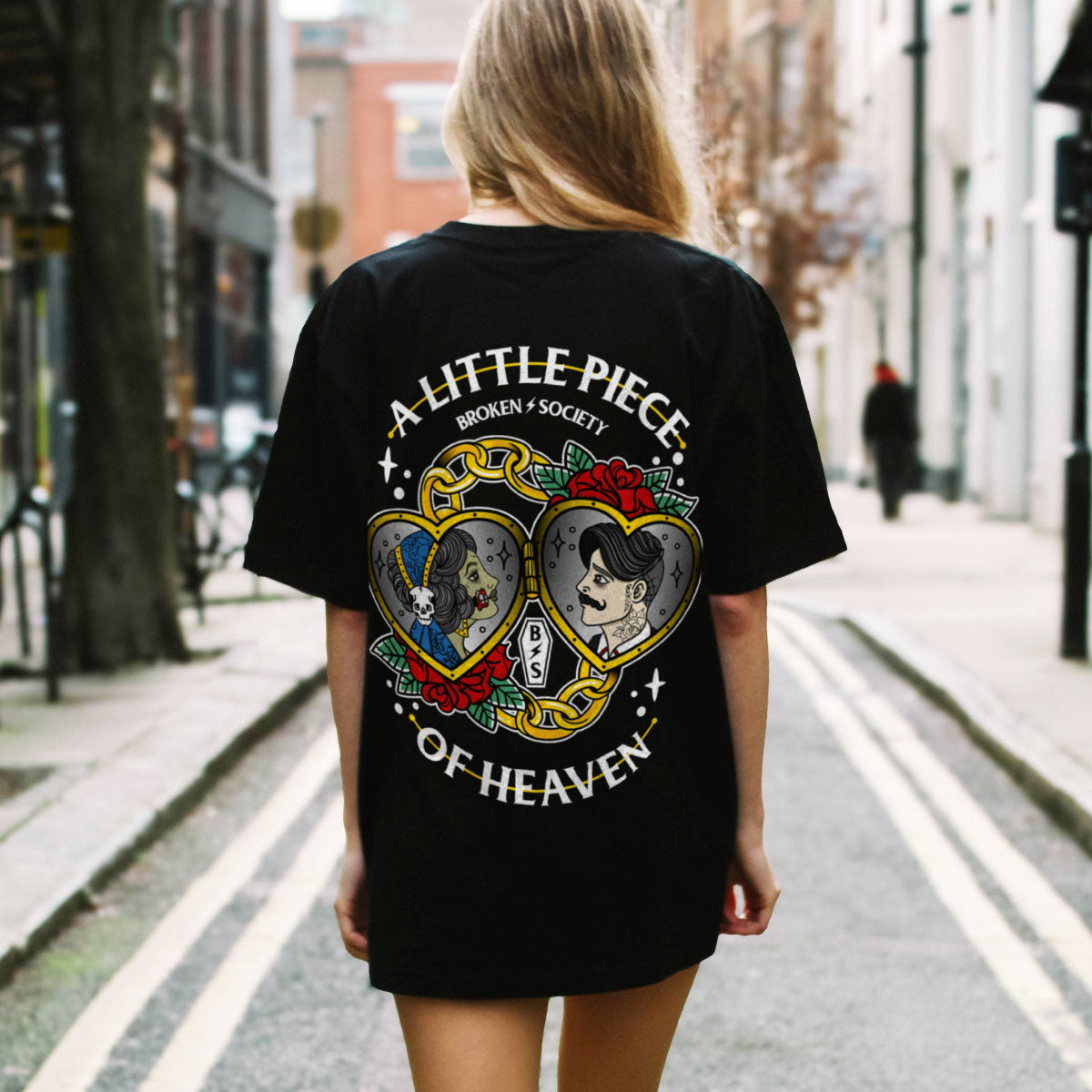 A Little Piece Of Heaven T-Shirt (Unisex)-Tattoo Clothing, Tattoo T-Shirt, EP01-Broken Society