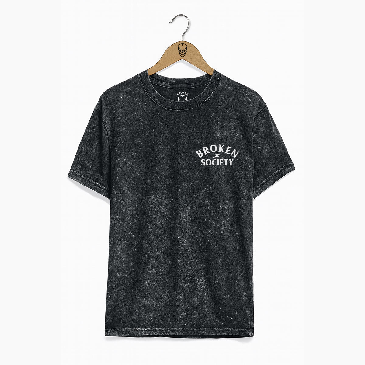 Acid Wash T-Shirt (Unisex)-Tattoo Clothing, Tattoo T-Shirt, EP01-Broken Society
