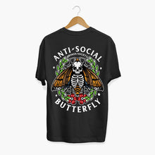 Cargar imagen en el visor de la galería, Anti-Social Butterfly T-shirt (Unisex)-Tattoo Clothing, Tattoo T-Shirt, EP01-Broken Society