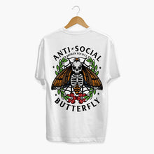 Laden Sie das Bild in den Galerie-Viewer, Anti-Social Butterfly T-shirt (Unisex)-Tattoo Clothing, Tattoo T-Shirt, EP01-Broken Society