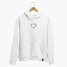 Load image into Gallery viewer, Barbed Wire Heart Embroidered Hoodie (Unisex)-Tattoo Clothing, Tattoo Hoodie, JH001-Broken Society