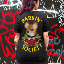 Laden Sie das Bild in den Galerie-Viewer, Barkin&#39; Society Chihuahua T-shirt (Unisex)-Tattoo Clothing, Tattoo T-Shirt, N03-Broken Society