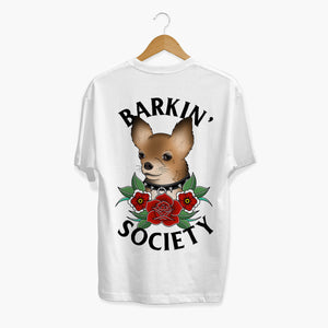 Barkin' Society Chihuahua T-shirt (Unisex)-Tattoo Clothing, Tattoo T-Shirt, N03-Broken Society