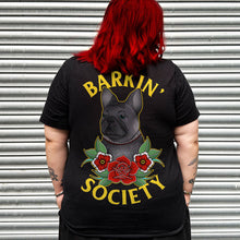 Load image into Gallery viewer, Barkin&#39; Society Frenchie T-shirt (Unisex)-Tattoo Clothing, Tattoo T-Shirt, N03-Broken Society