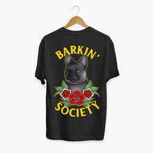 Load image into Gallery viewer, Barkin&#39; Society Frenchie T-shirt (Unisex)-Tattoo Clothing, Tattoo T-Shirt, N03-Broken Society