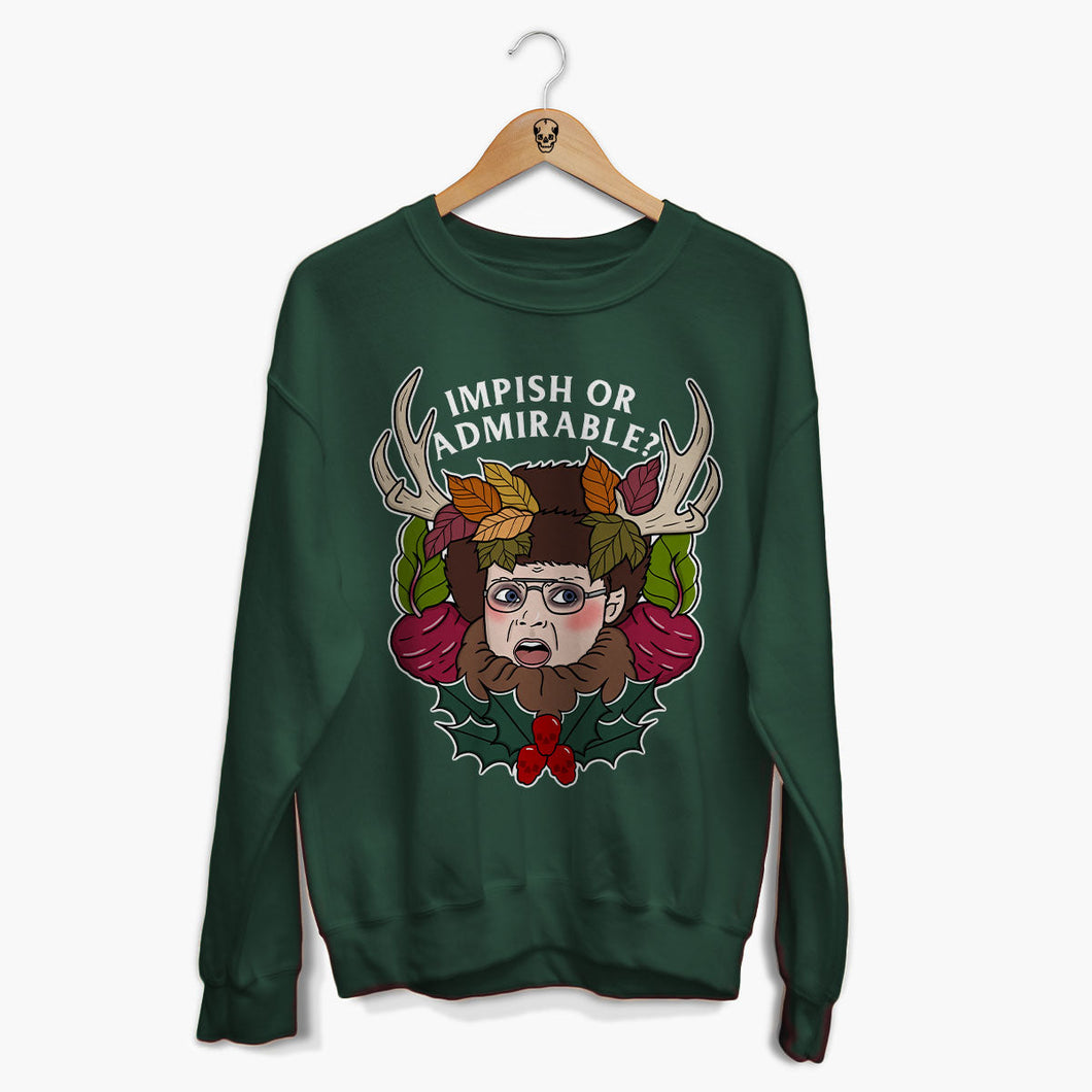 Belsnickel Christmas Jumper (Unisex)-Tattoo Clothing, Tattoo Sweatshirt, JH030-Broken Society