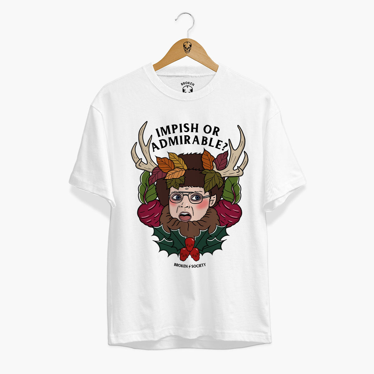 Belsnickel Christmas T-Shirt (Unisex)-Tattoo Clothing, Tattoo T-Shirt, EP01-Broken Society