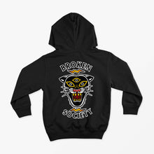 Laden Sie das Bild in den Galerie-Viewer, Black Panther Kids Hoodie (Unisex)-Tattoo Clothing, Tattoo Hoodie, JH001B-Broken Society