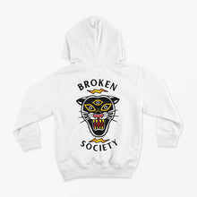 Laden Sie das Bild in den Galerie-Viewer, Black Panther Kids Hoodie (Unisex)-Tattoo Clothing, Tattoo Hoodie, JH001B-Broken Society