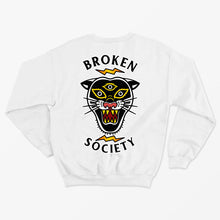 Laden Sie das Bild in den Galerie-Viewer, Black Panther Kids Sweatshirt (Unisex)-Broken Society