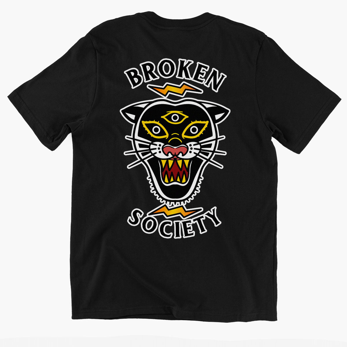 Black Panther Kids T-Shirt (Unisex)-Tattoo Clothing, Tattoo Kids Shirt, Mini Creator-Broken Society