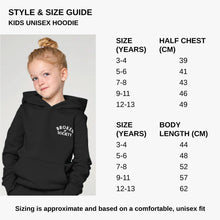 Load image into Gallery viewer, Born Bad Angel Kids Hoodie (Unisex)-Tattoo Clothing, Tattoo Hoodie, JH001B-Broken Society