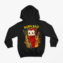 Laden Sie das Bild in den Galerie-Viewer, Born Bad Devil Kids Hoodie (Unisex)-Tattoo Clothing, Tattoo Hoodie, JH001B-Broken Society