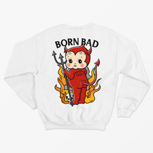 Laden Sie das Bild in den Galerie-Viewer, Born Bad Devil Kids Sweatshirt (Unisex)-Broken Society