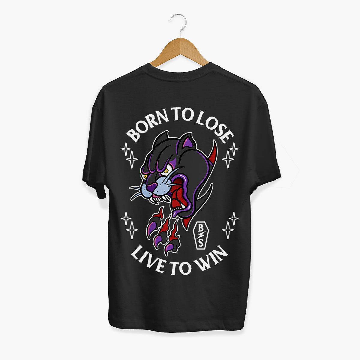 Born To Lose T-Shirt (Unisex)-Tattoo Clothing, Tattoo T-Shirt, EP01-Broken Society