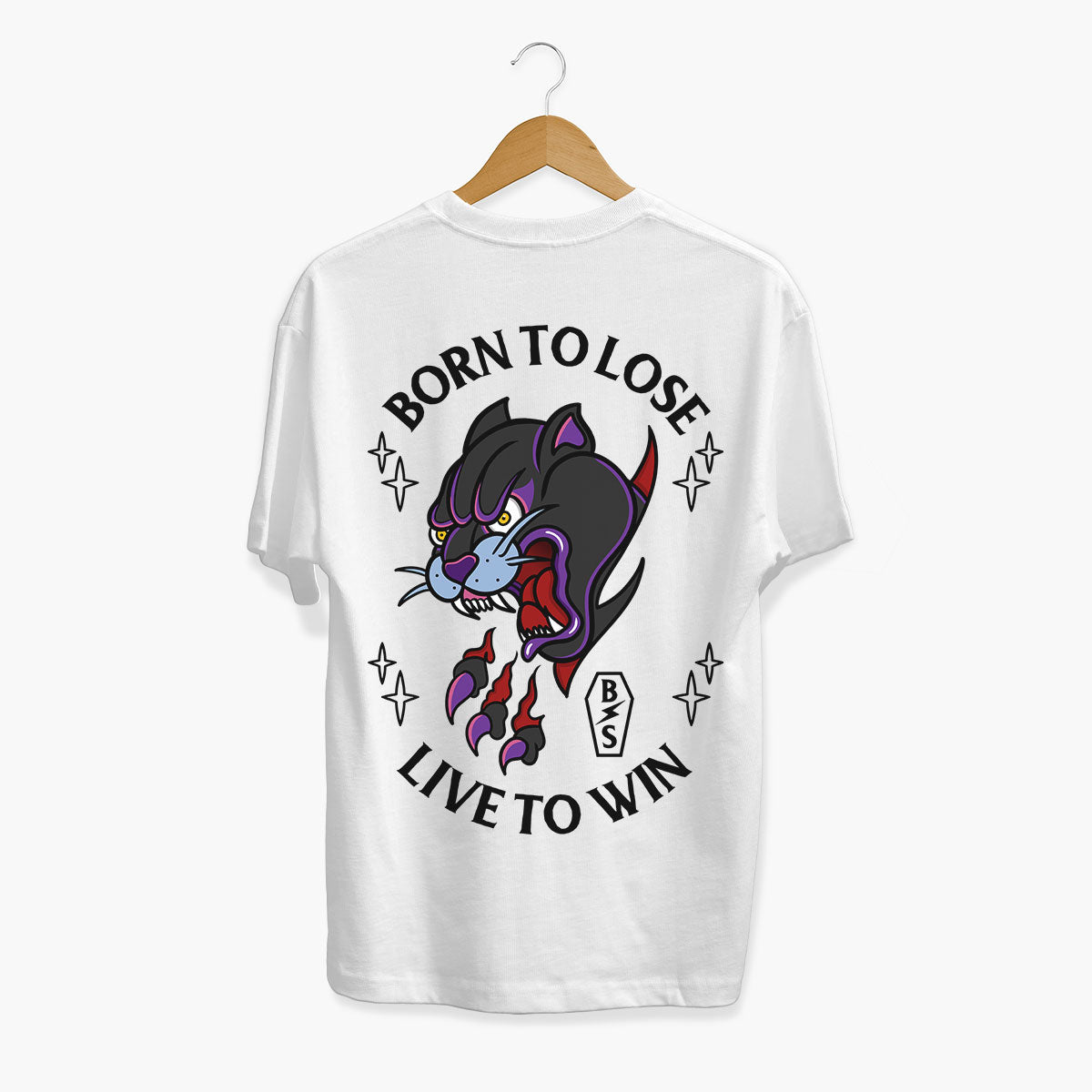 Born To Lose T-Shirt (Unisex)-Tattoo Clothing, Tattoo T-Shirt, EP01-Broken Society