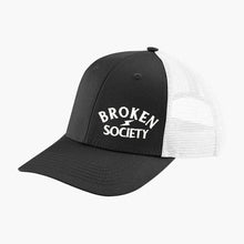 Load image into Gallery viewer, Broken Society Embroidered Trucker Cap-Tattoo Clothing, Tattoo Accessories, Tattoo Gift, Tattoo Trucker Cap,BB646-Broken Society