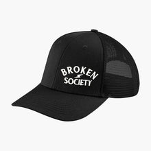 Load image into Gallery viewer, Broken Society Embroidered Trucker Cap-Tattoo Clothing, Tattoo Accessories, Tattoo Gift, Tattoo Trucker Cap,BB646-Broken Society