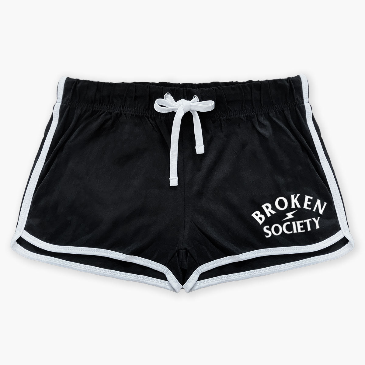 Broken Society Shorts (Unisex)-Tattoo Clothing, Tattoo Shorts, JH072-Broken Society