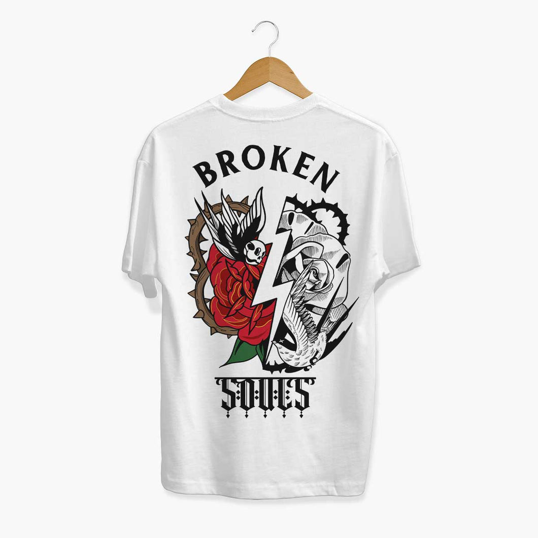Broken Souls T-Shirt (Unisex)-Tattoo Clothing, Tattoo T-Shirt, N03-Broken Society