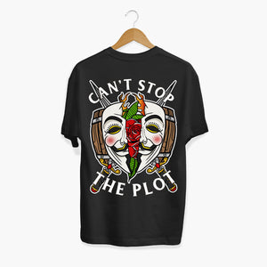 Can't Stop The Plot T-shirt (Unisex)-Tattoo Clothing, Tattoo T-Shirt, N03-Broken Society