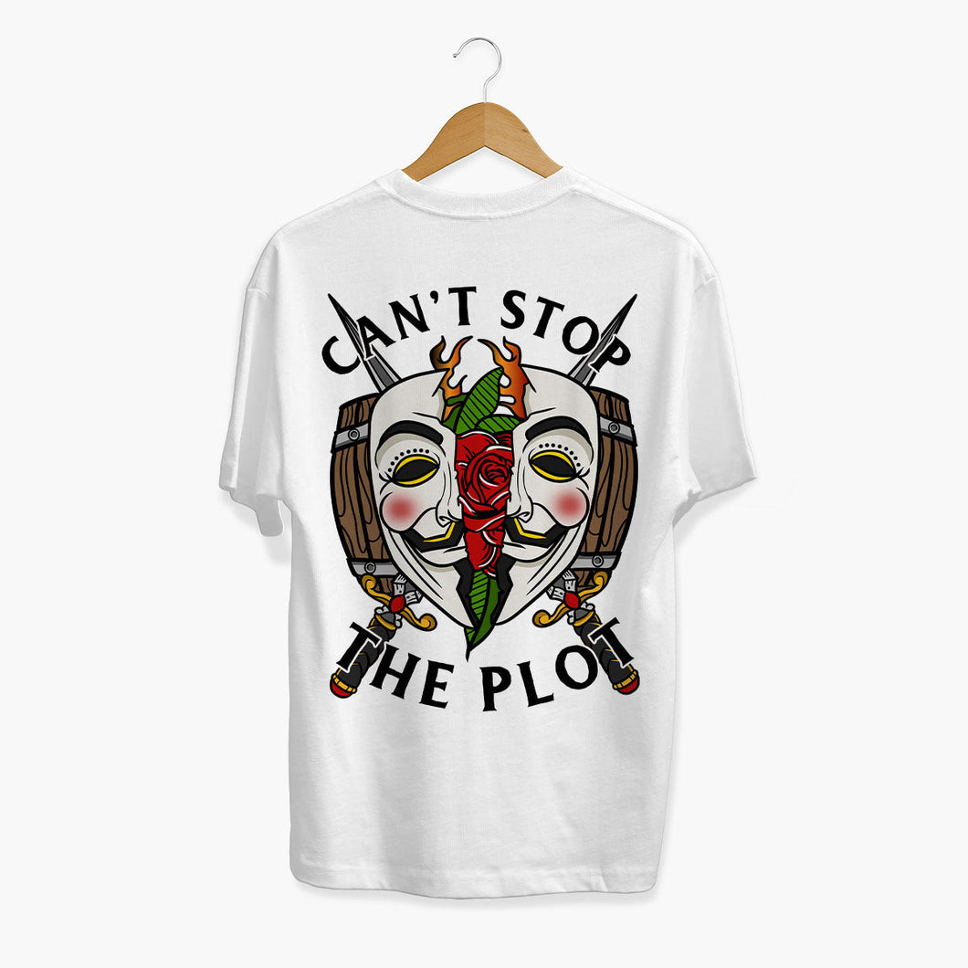 Can't Stop The Plot T-shirt (Unisex)-Tattoo Clothing, Tattoo T-Shirt, N03-Broken Society