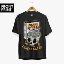 Cargar imagen en el visor de la galería, Cereal Killer Front Print T-shirt (Unisex)-Tattoo Clothing, Tattoo T-Shirt, EP01-Broken Society