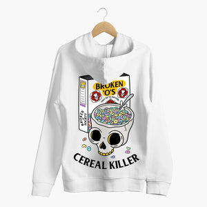 Cereal Killer Hoodie (Unisex)-Tattoo Clothing, Tattoo Hoodie, JH001-Broken Society
