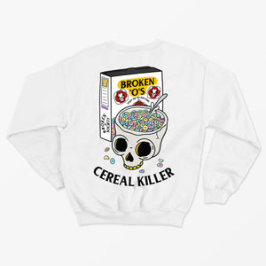 Cereal Killer Kids Sweatshirt (Unisex)-Tattoo Clothing, Tattoo Sweatshirt, JH030J-Broken Society