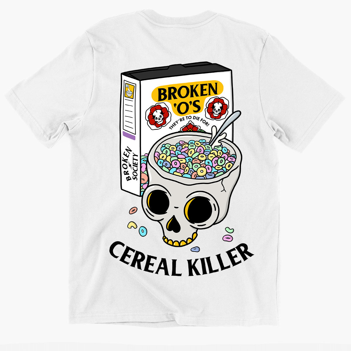 Cereal Killer Kids T-Shirt (Unisex)-Tattoo Clothing, Tattoo Kids Shirt, Mini Creator-Broken Society