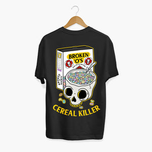 Cereal Killer T-shirt (Unisex)-Tattoo Clothing, Tattoo T-Shirt, N03-Broken Society