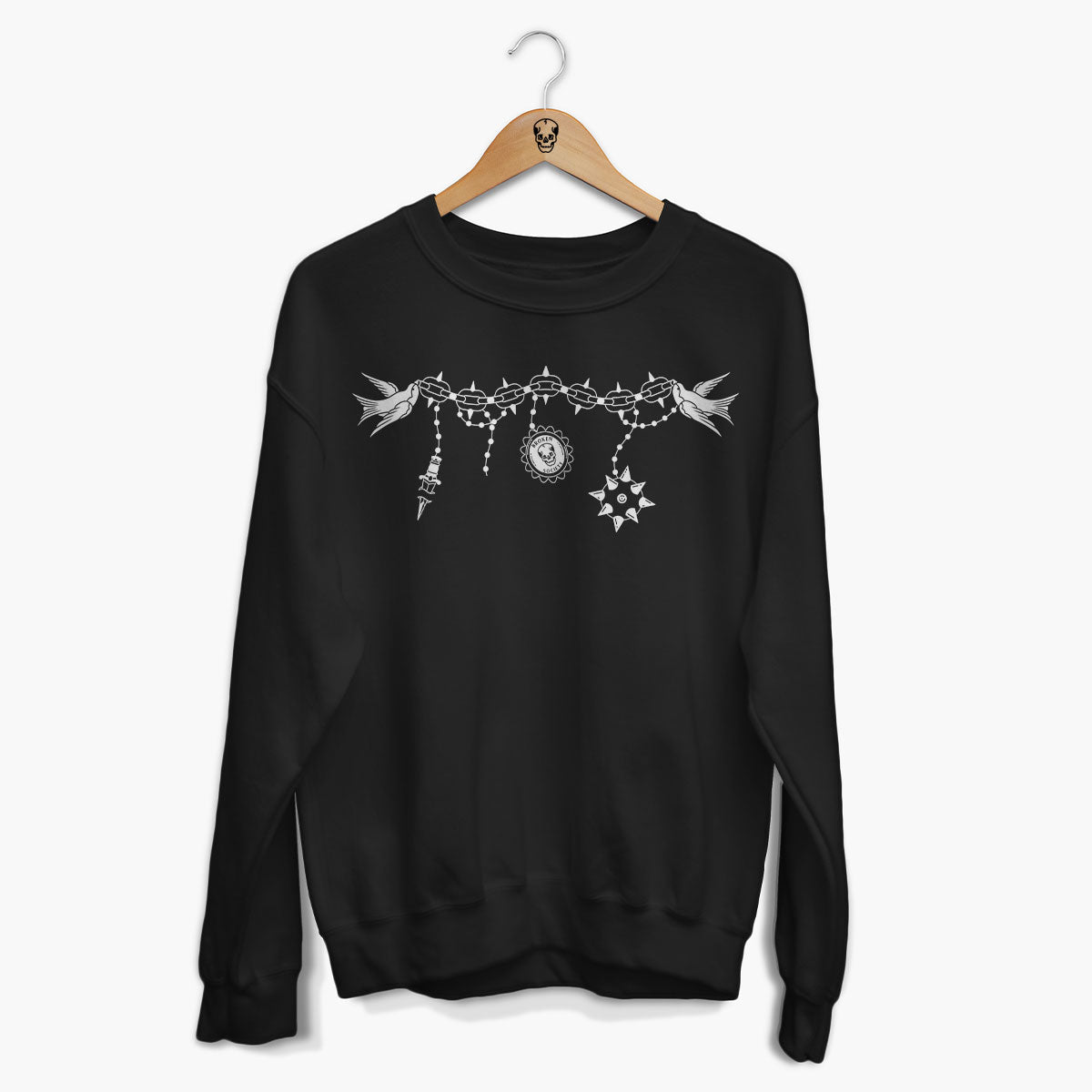 Chains Sweatshirt (Unisex)-Tattoo Clothing, Tattoo Sweatshirt, JH030-Broken Society