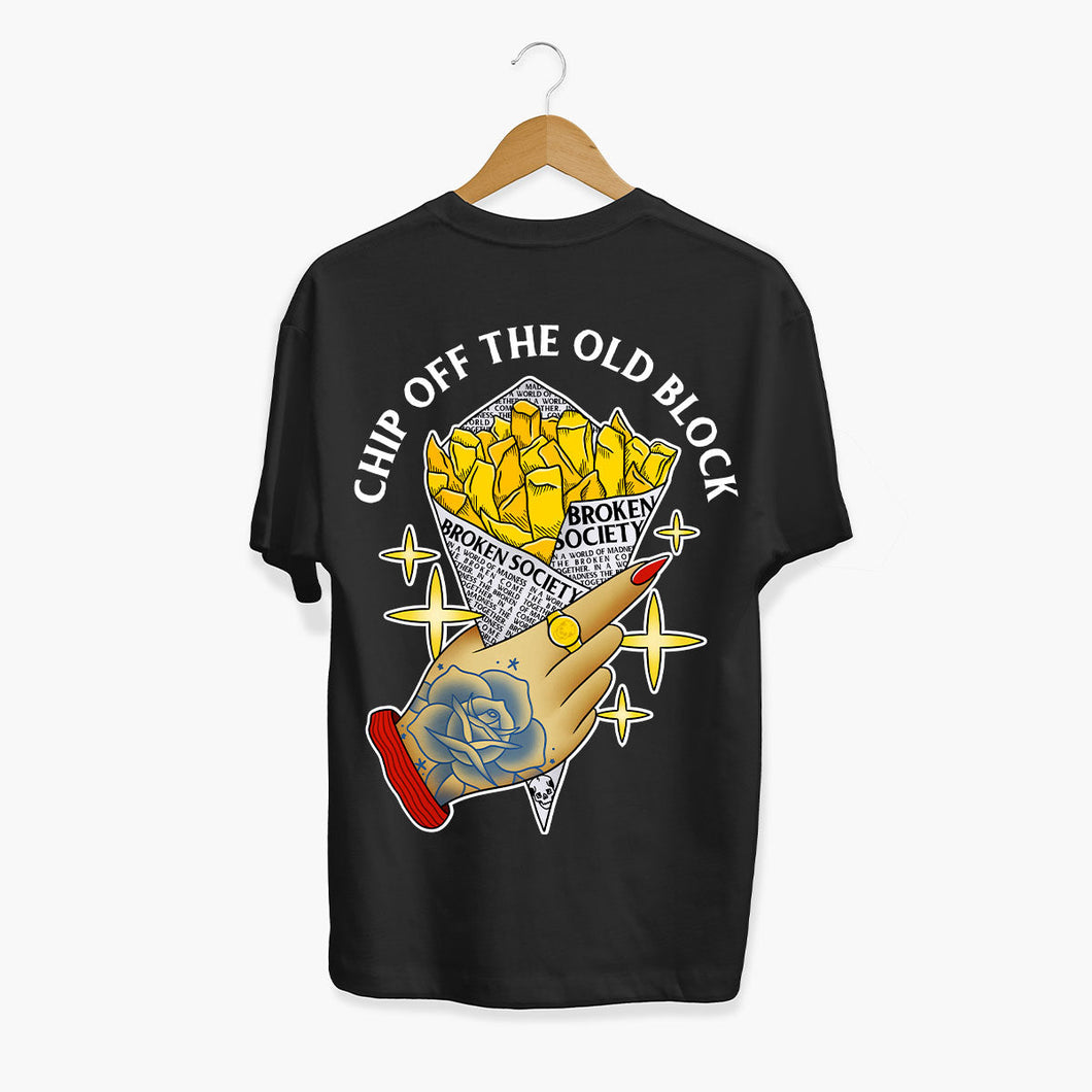 Chip Off The Old Block T-shirt (Unisex)-Tattoo Clothing, Tattoo T-Shirt, EP01-Broken Society