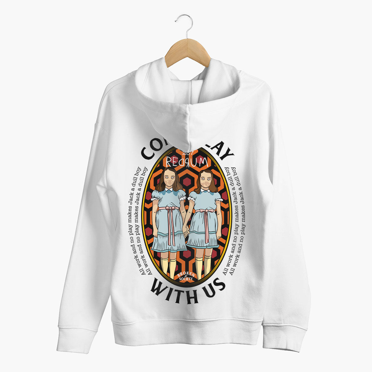 Come Play With Us Hoodie (Unisex)-Tattoo Clothing, Tattoo Hoodie, JH001-Broken Society