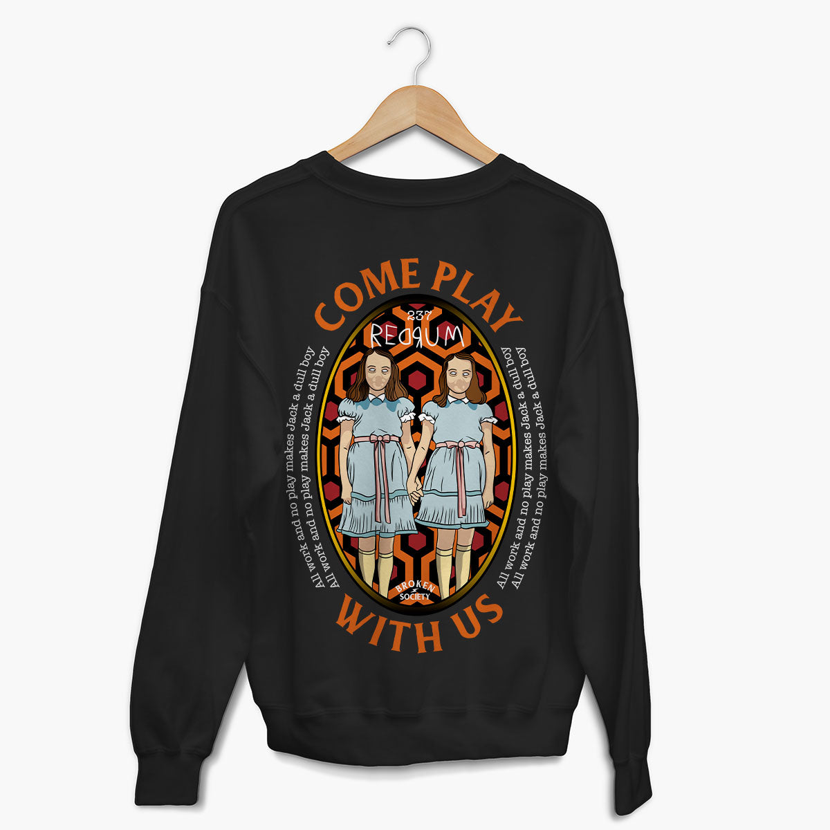 Come Play With Us Sweatshirt (Unisex)-Tattoo Clothing, Tattoo Sweatshirt, JH030-Broken Society