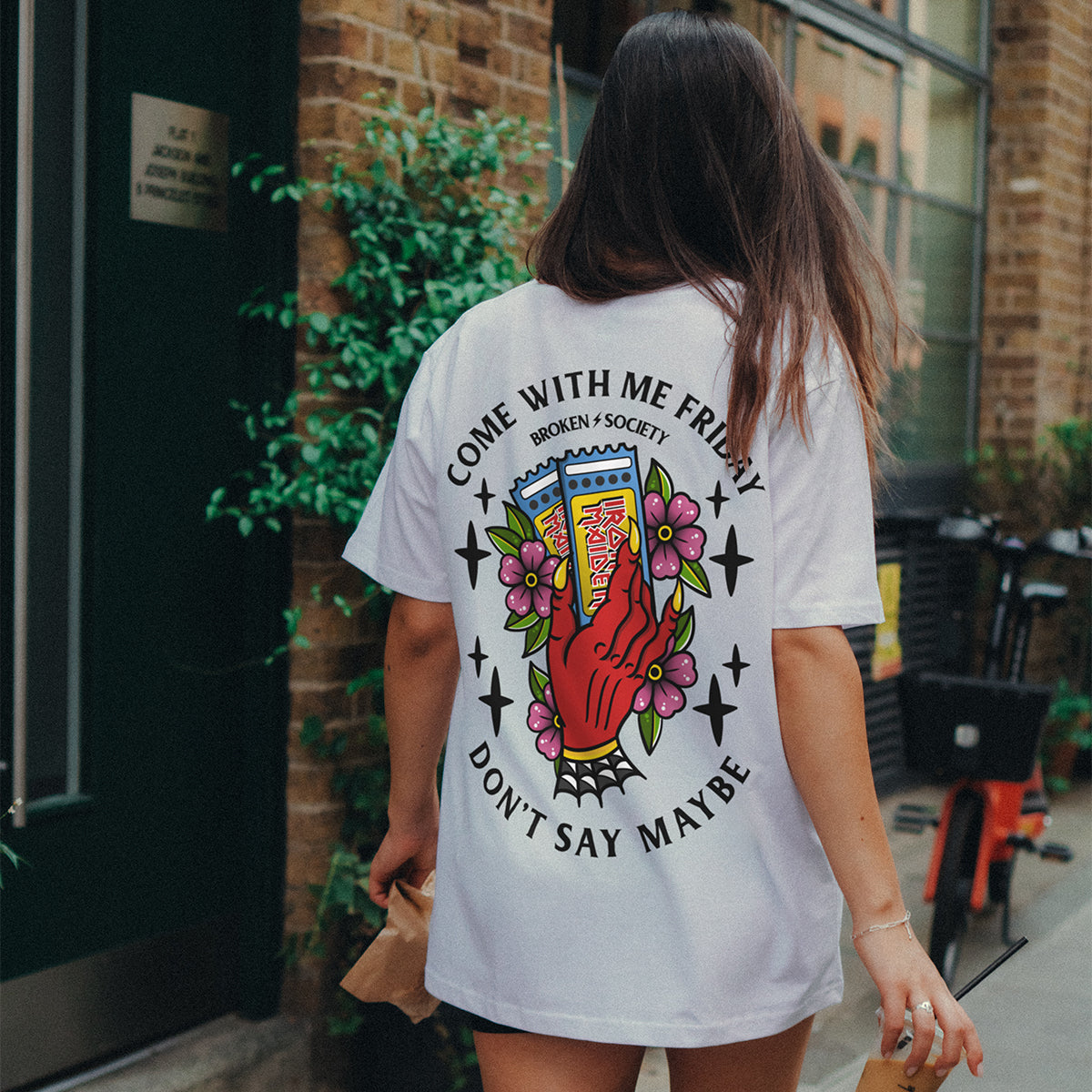 Come With Me Friday T-Shirt (Unisex)-Tattoo Clothing, Tattoo T-Shirt, EP01-Broken Society