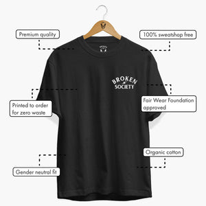 Creeping Death Collaboration T-Shirt (Unisex)-Tattoo Clothing, Tattoo T-Shirt, N03-Broken Society