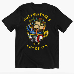 Not Everyone's Cup Of Tea Kids T-Shirt (Unisex)-Tattoo Clothing, Tattoo Kids Shirt, Mini Creator-Broken Society