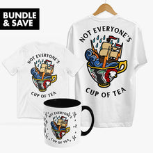 Load image into Gallery viewer, Cup of Tea Family Bundle (White)-Tattoo Apparel, Tattoo Accessories, Tattoo Gift, Tattoo Bundle-Broken Society