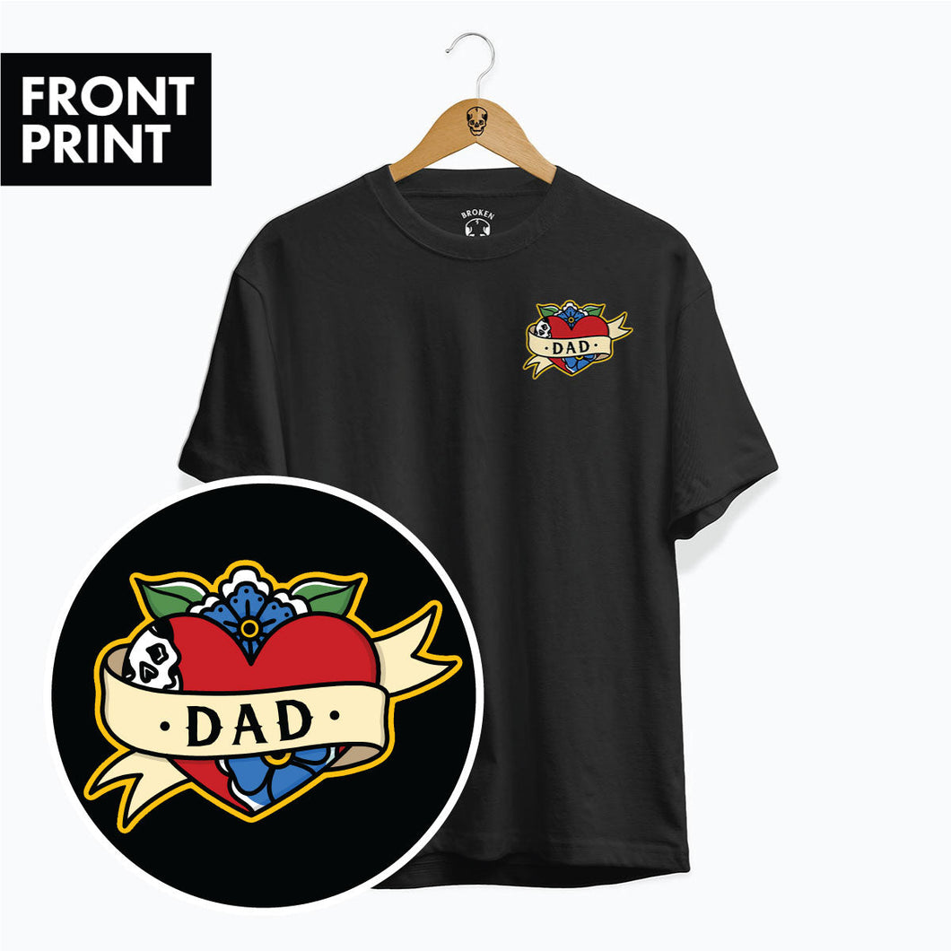 Dad T-Shirt (Unisex)-Tattoo Clothing, Tattoo T-Shirt, N03-Broken Society