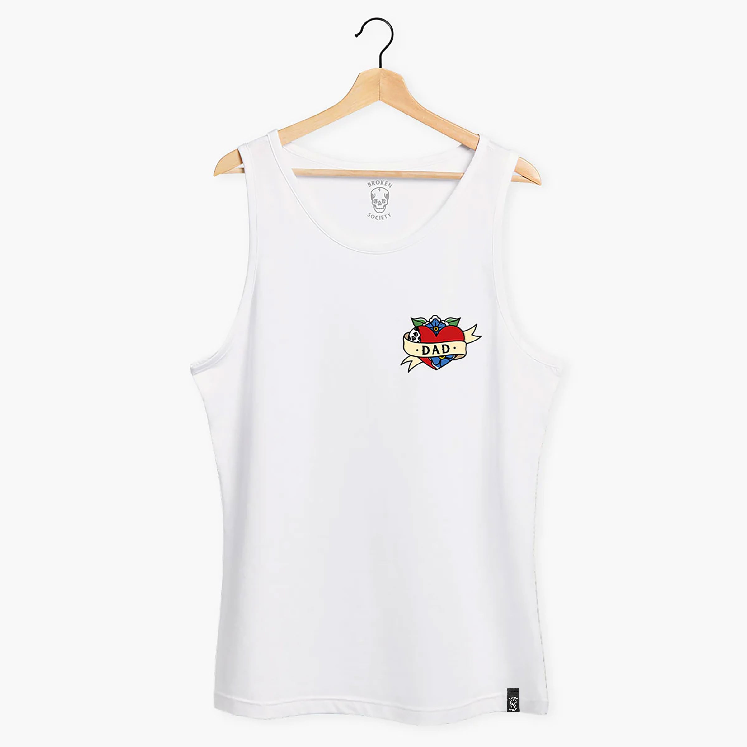 Dad Tank (Unisex)-Tattoo Clothing, Tattoo Tank, 03980-Broken Society
