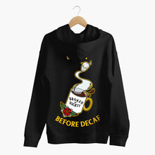 Load image into Gallery viewer, Death Before Decaf Hoodie (Unisex)-Tattoo Clothing, Tattoo Hoodie, JH001-Broken Society